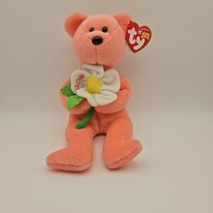 Ty Beanie Baby‎ Dearly The Bear With Tag Retired DOB April 14th 2005